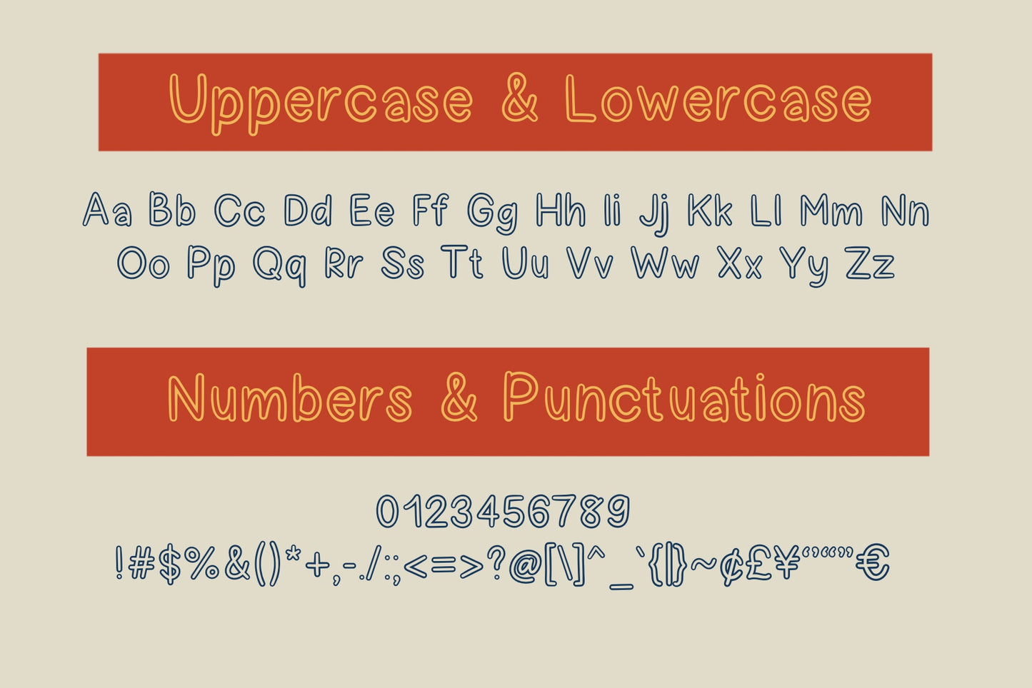 Handwritten Font - Weekday