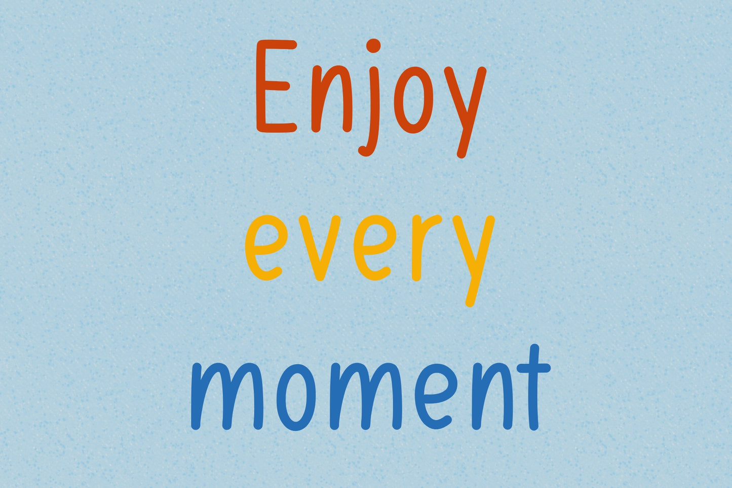Handwritten Font - Enjoyment