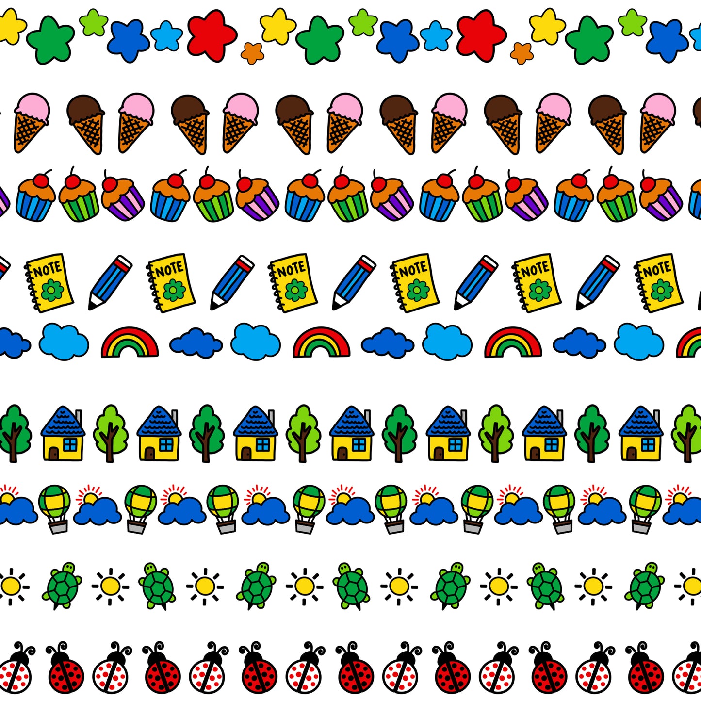 Widescreen Border Clipart Set 10 - Google Slides and PowerPoint