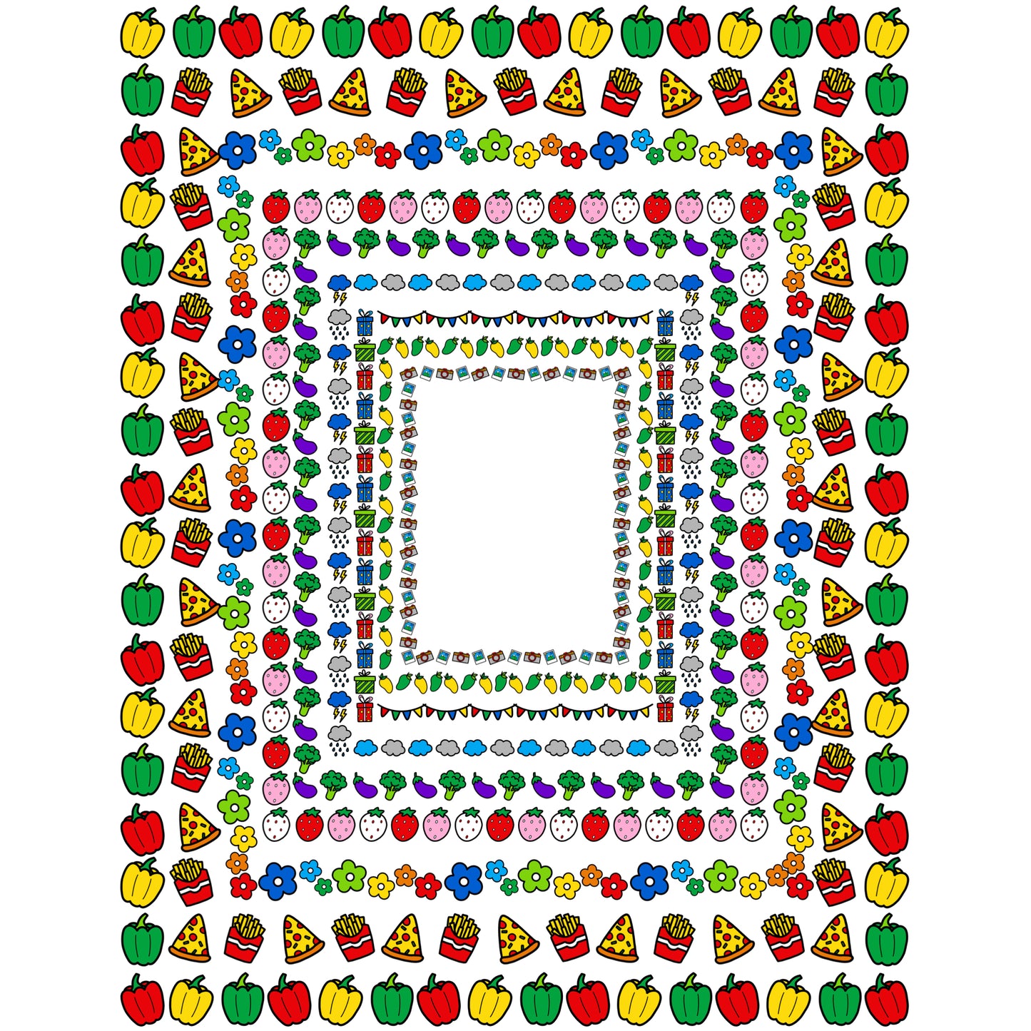 Border Clipart Set 12 - Page Borders and Frames