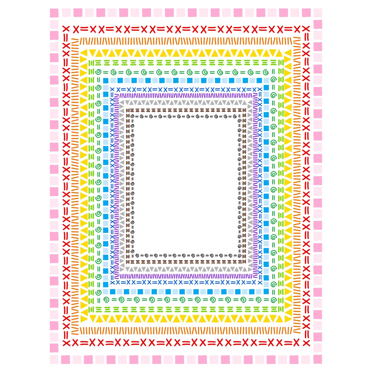 Border Clipart Set 2 - Colorful - Page Borders and Frames