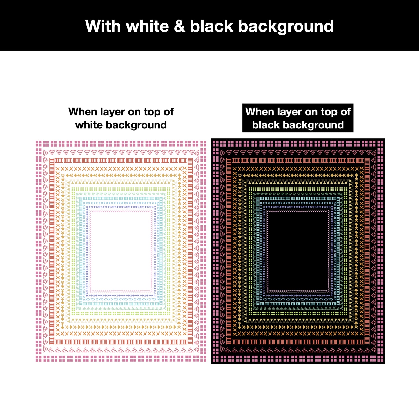 Border Clipart Bundle 5 - Pastel - Page Borders and Frames