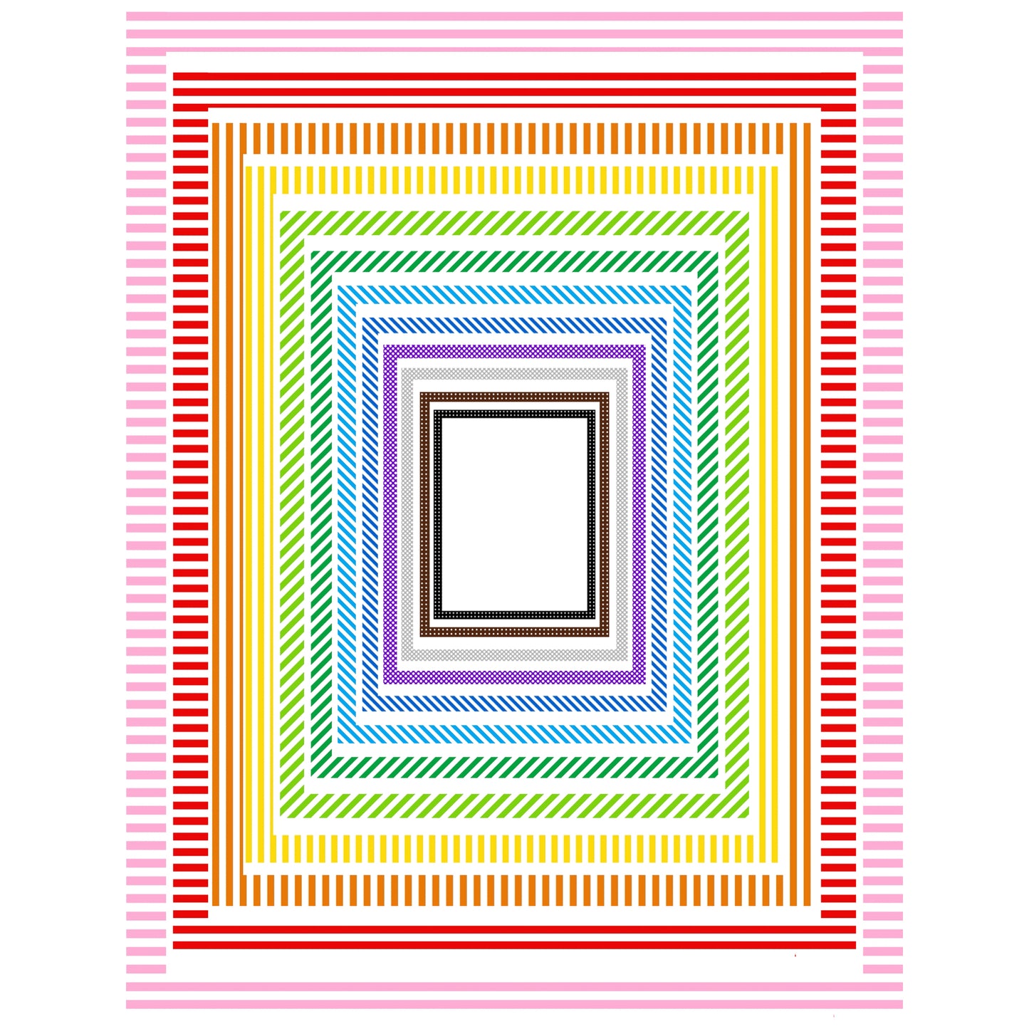 Border Clipart Set 26 - Colorful - Page Borders and Frames