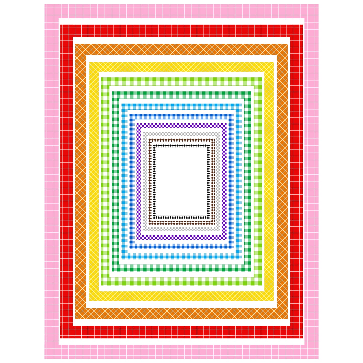 Border Clipart Set 25 - Colorful - Page Borders and Frames