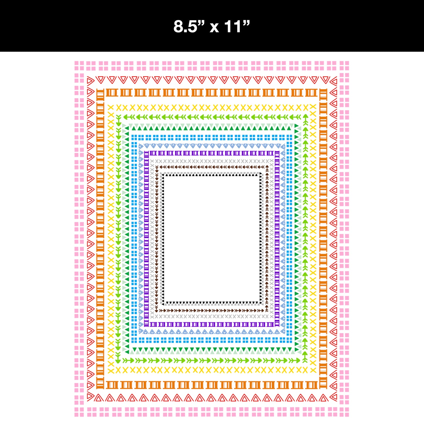 Border Clipart Bundle 2 - Colorful - Page Borders and Frames