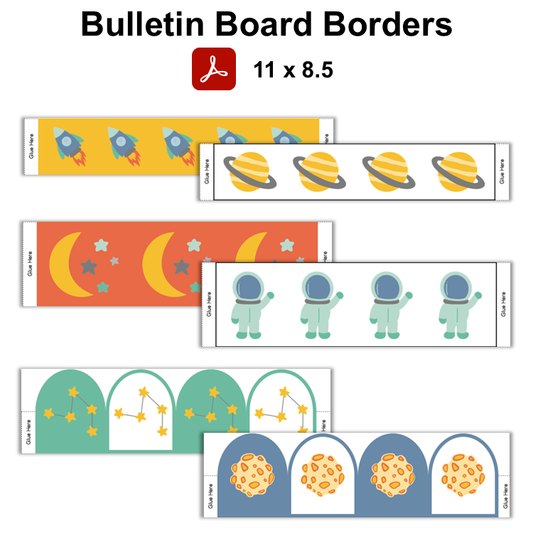 Bulletin Board Borders - Space