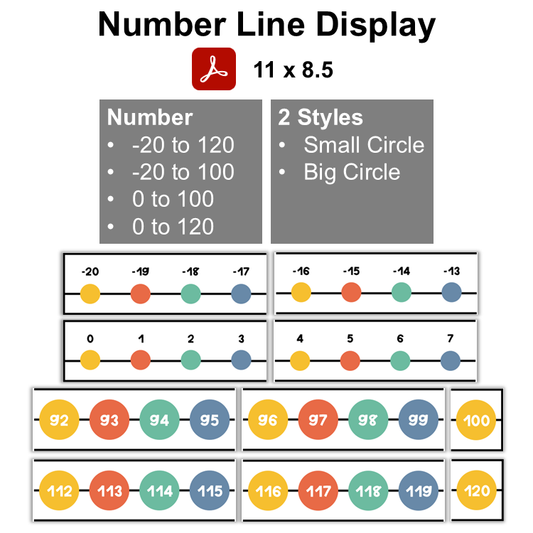 Number Line Display - Space