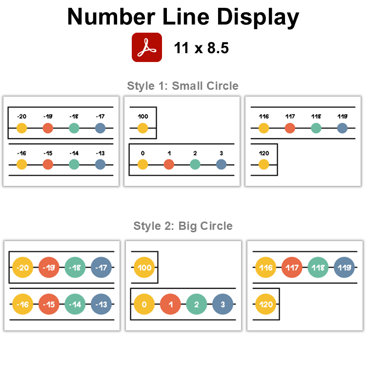Number Line Display - Space