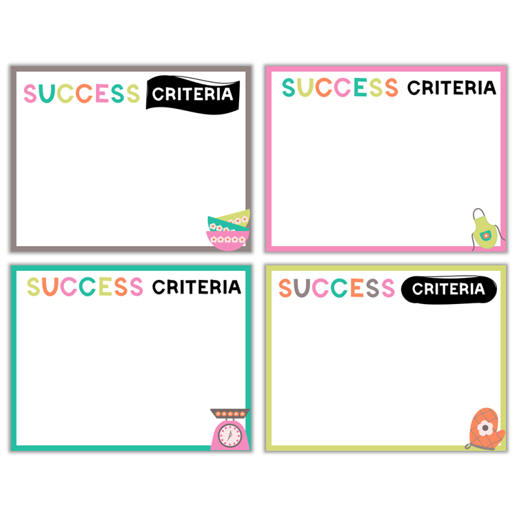 Learning Goal Posters - Kitchen Utensils | Editable