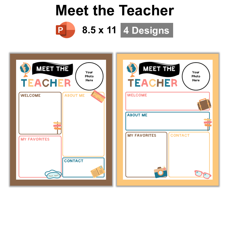 Meet the Teacher - Travel the World | Editable