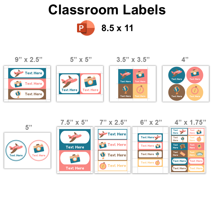 Classroom Labels - Travel the World | Editable