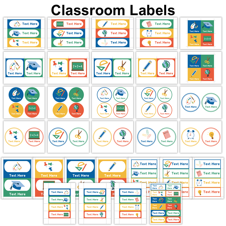 Classroom Labels - School Supplies | Editable