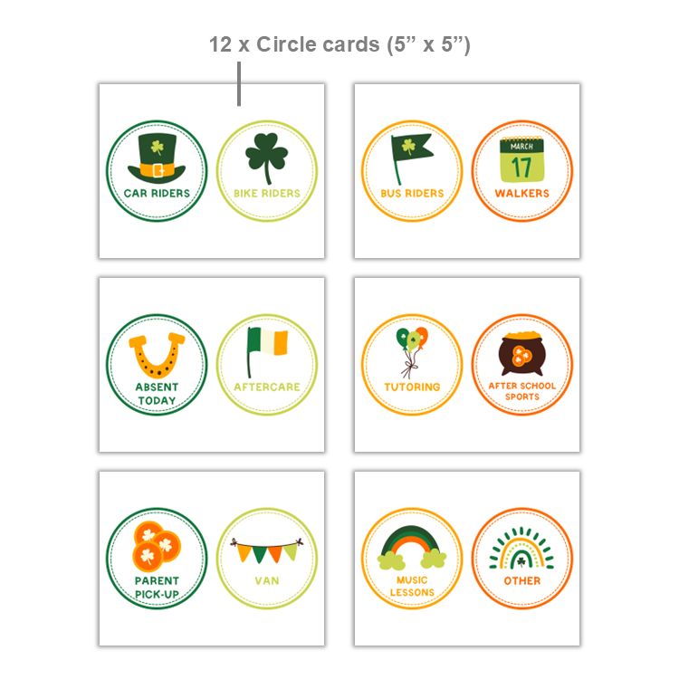 How We Go Home Dismissal Chart - St. Patrick's Day | Editable