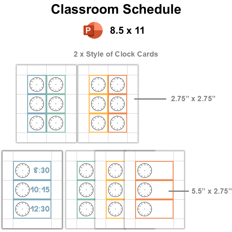 Classroom Schedule - Happy Easter | Editable