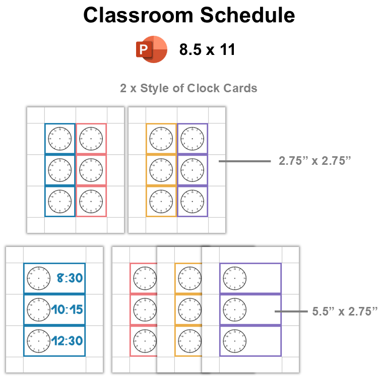 Classroom Schedule - Under the Sea | Editable