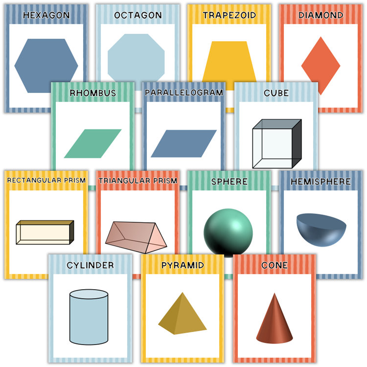 Classroom Shape Posters - Space