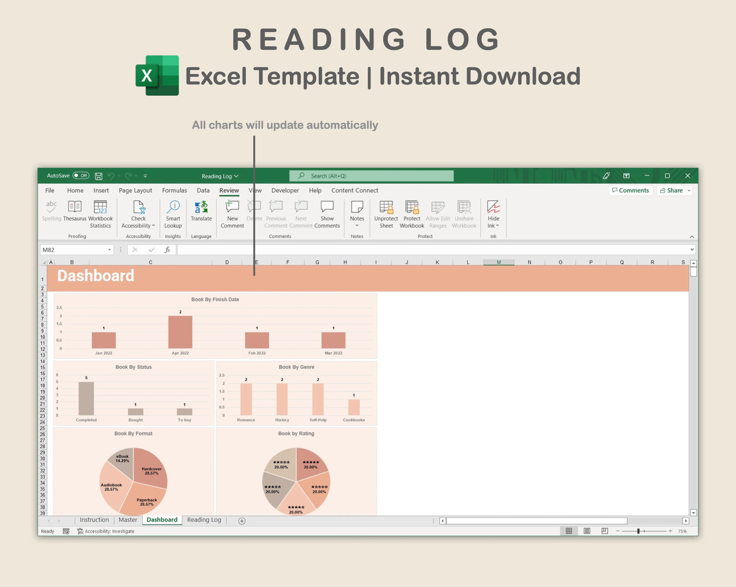 Excel - Reading Log - Neutral