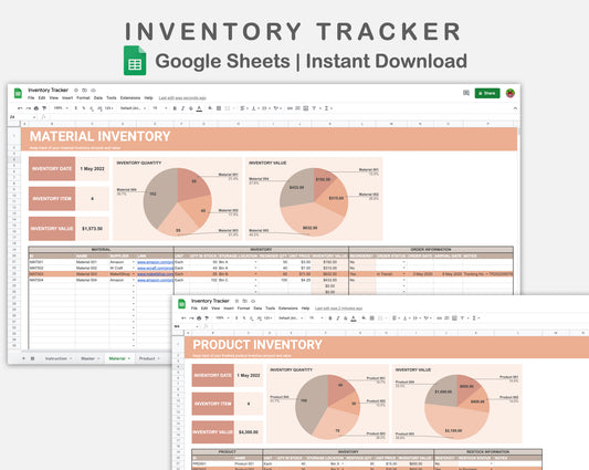 Google Sheets - Inventory Tracker - Neutral