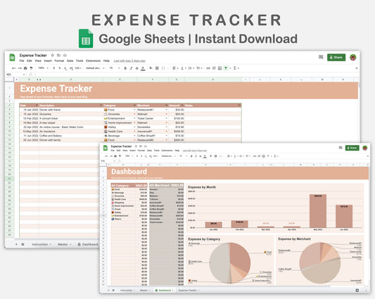 Google Sheets - Expense Tracker - Neutral