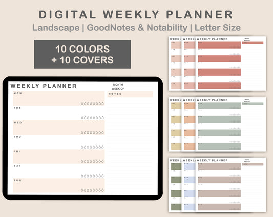 Weekly Planner - Landscape