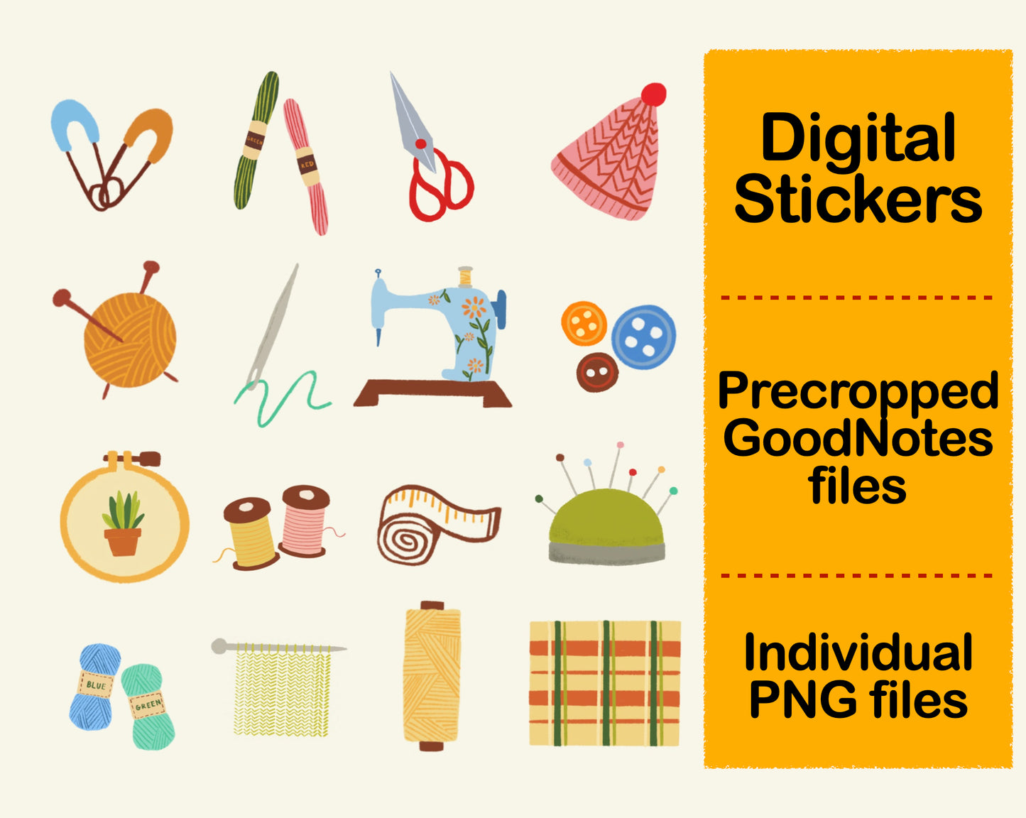 Digital Sticker - Craft Time