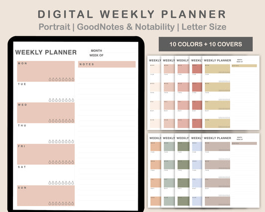 Weekly Planner - Portrait