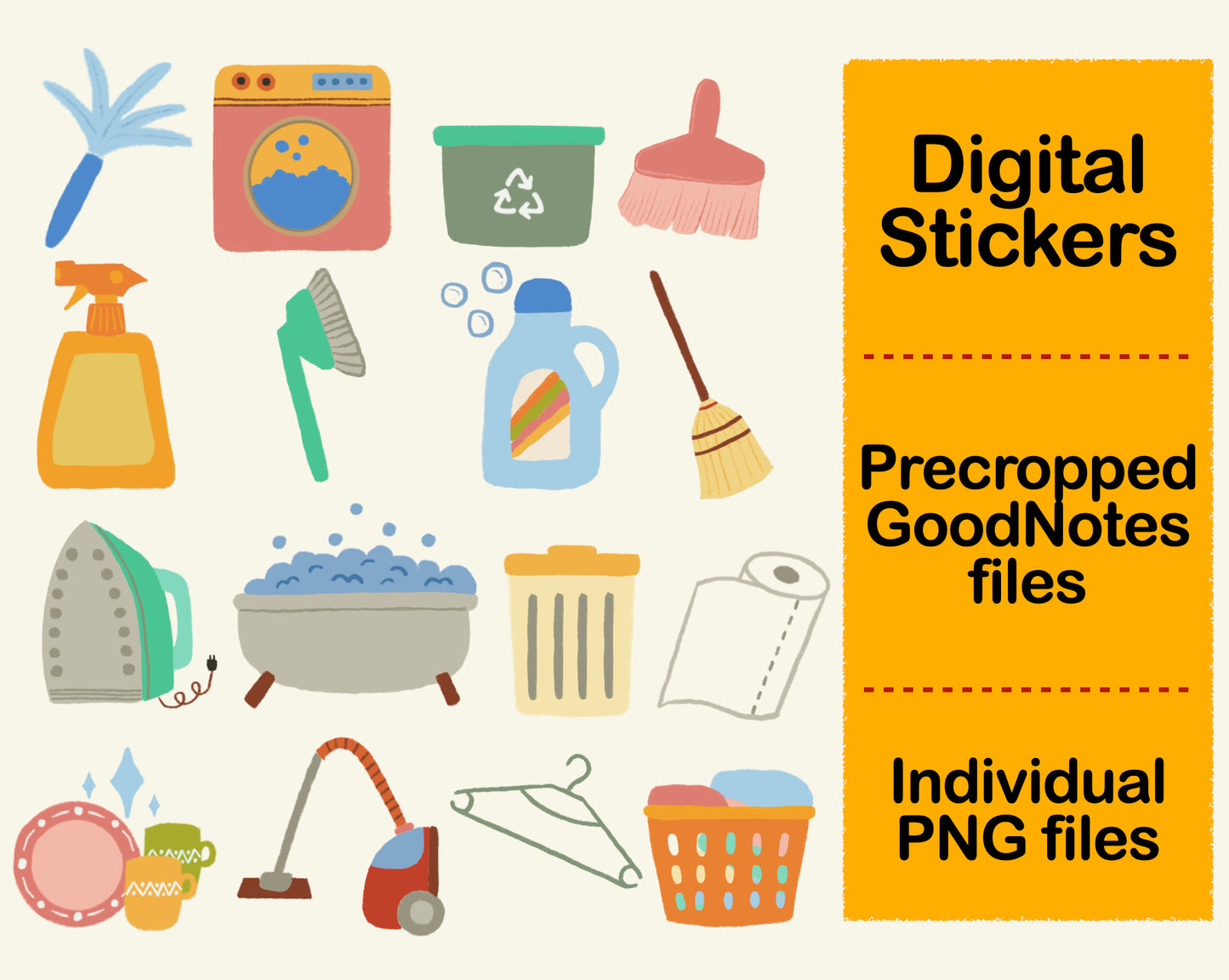 Digital Sticker - Home Chore