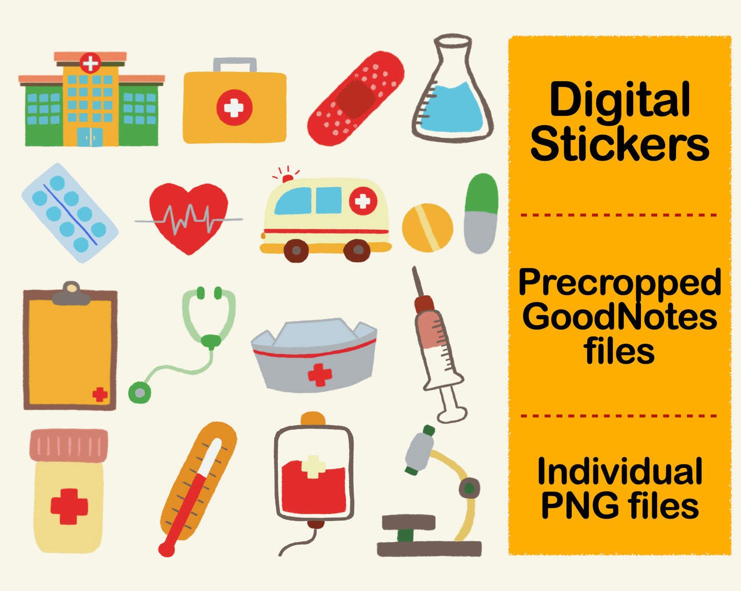 Digital Sticker - Medical