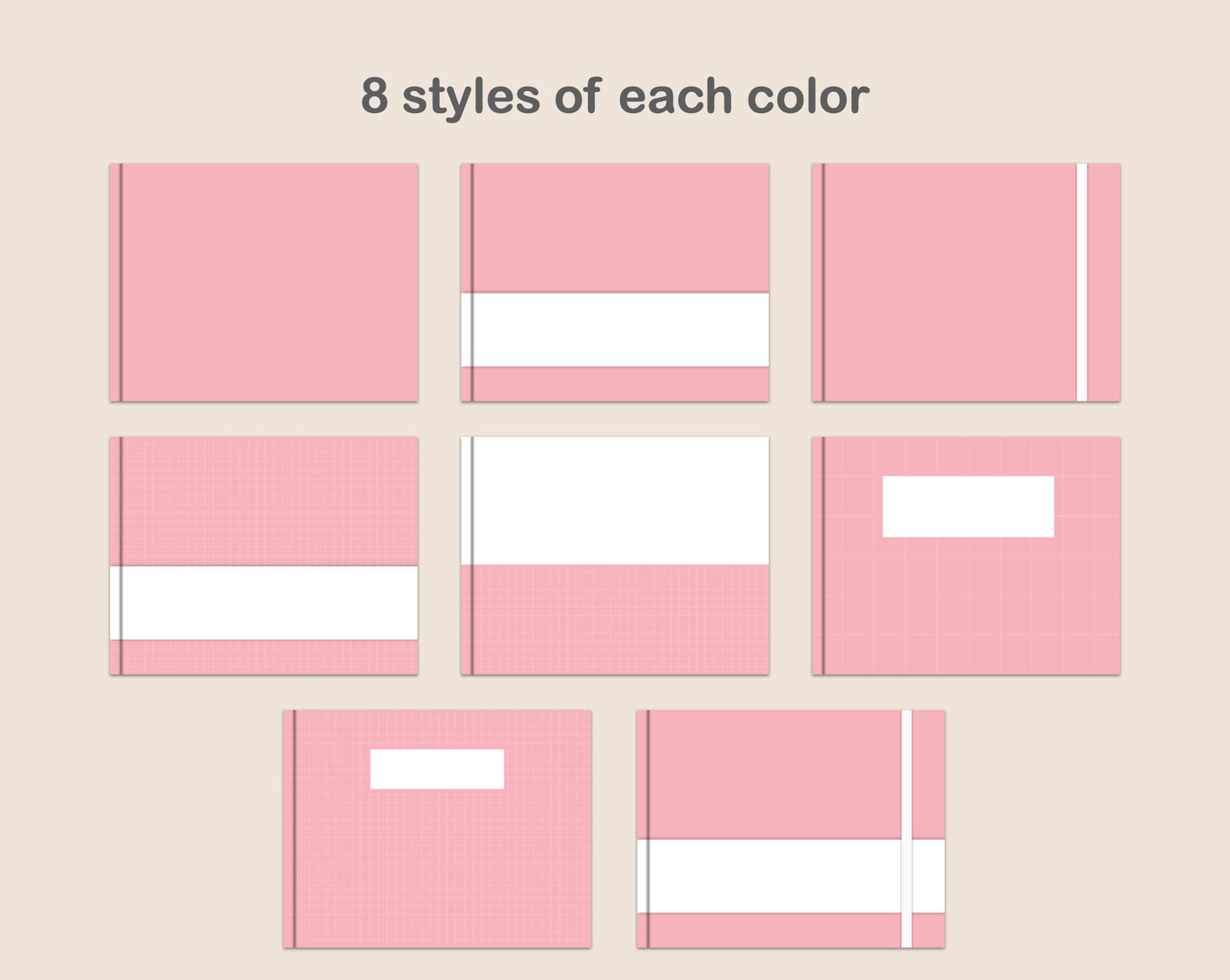 Digital Notebook Cover - Landscape - Pastel