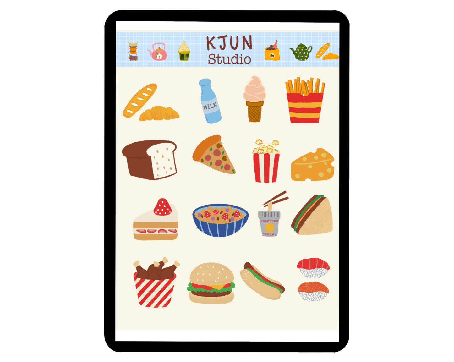 Digital Sticker - Food