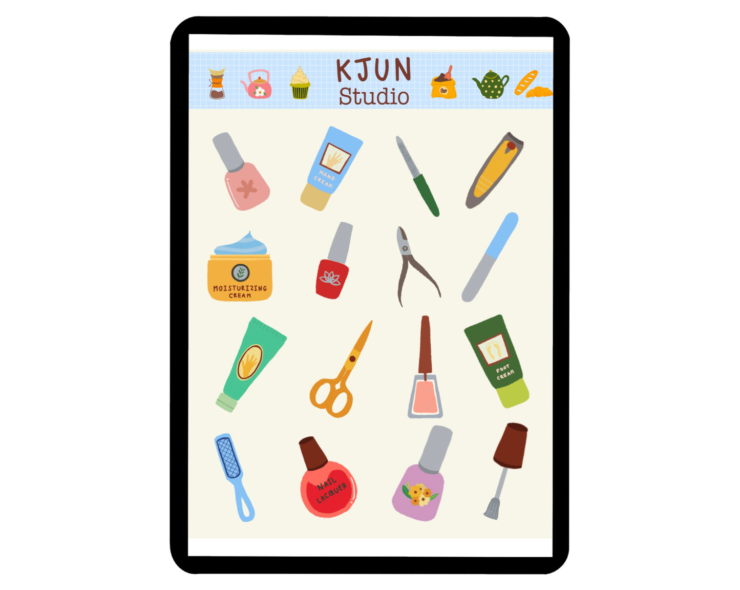 Digital Sticker - Nail