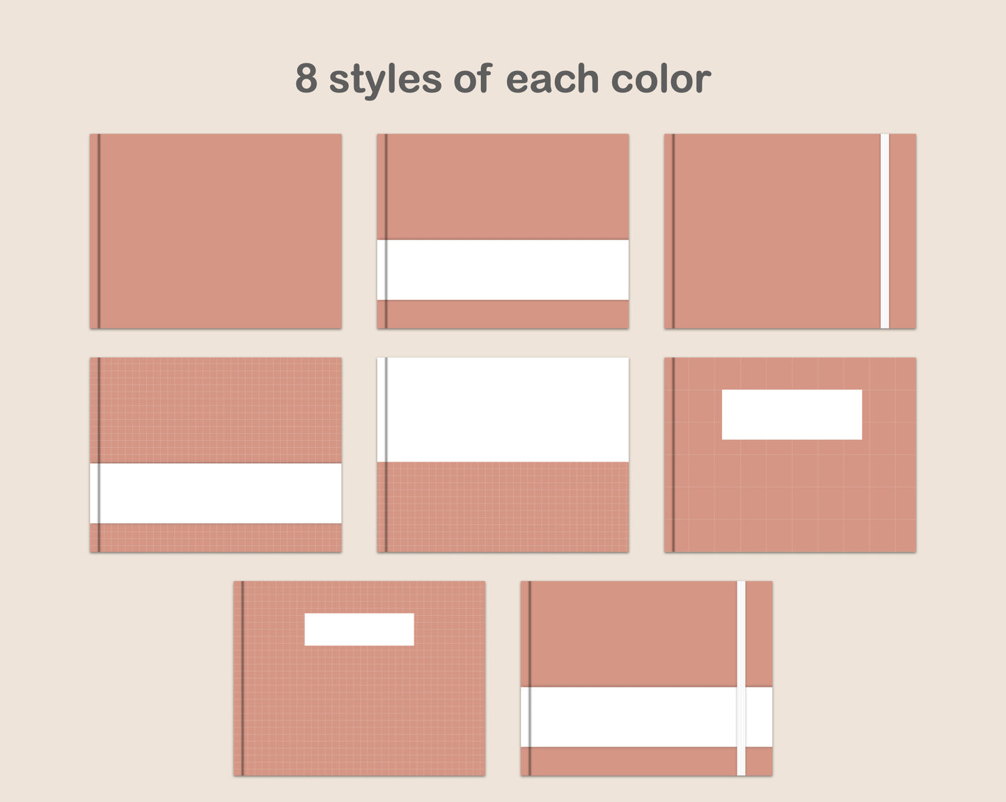 Digital Notebook Cover - Landscape - Neutral