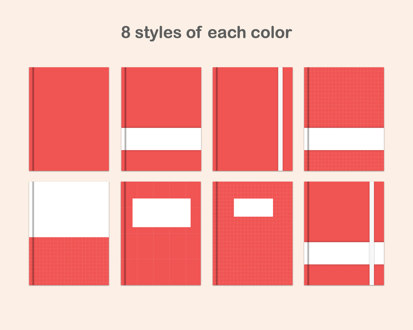 Digital Notebook Cover - Portrait - Macaron