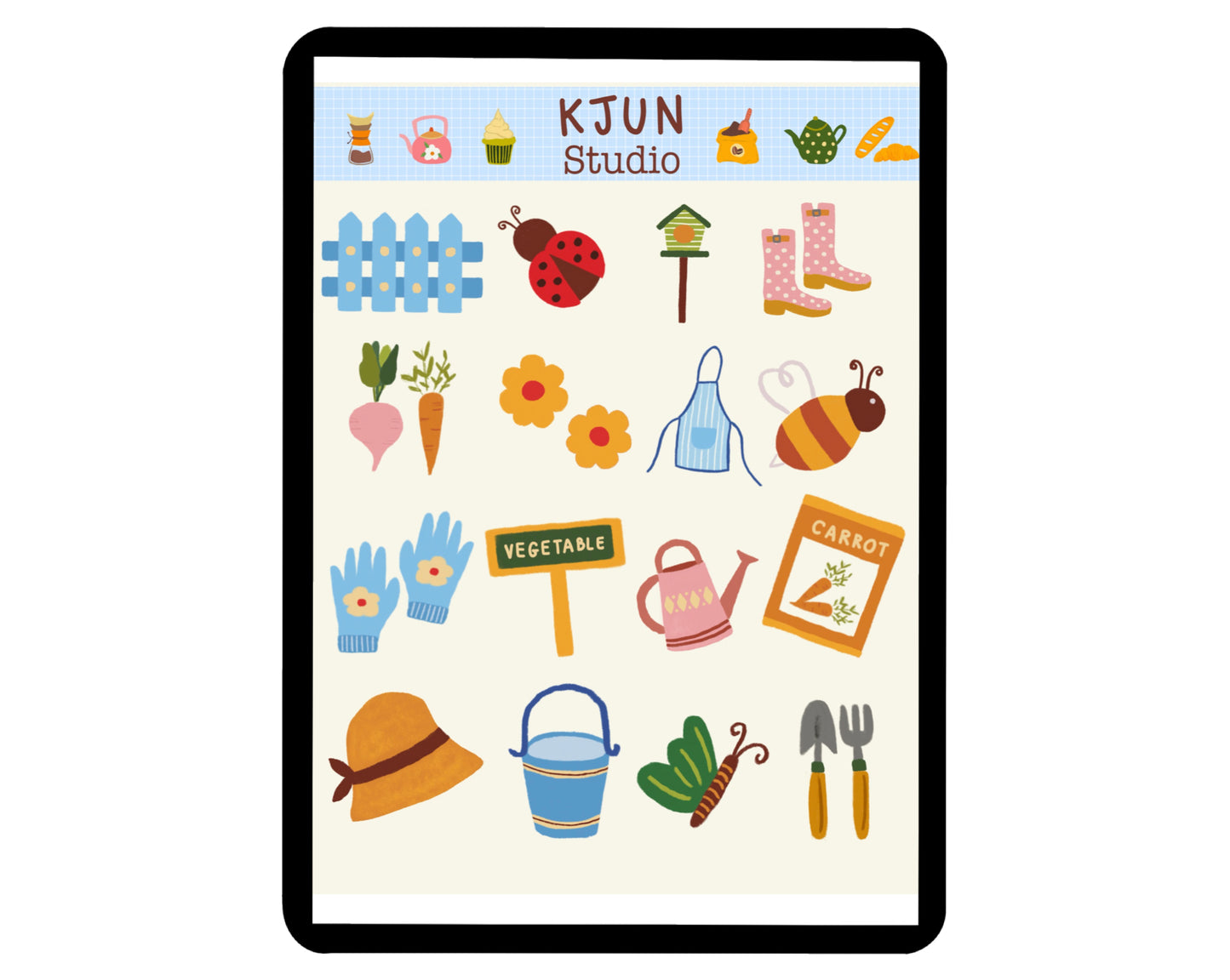 Digital Sticker - Garden