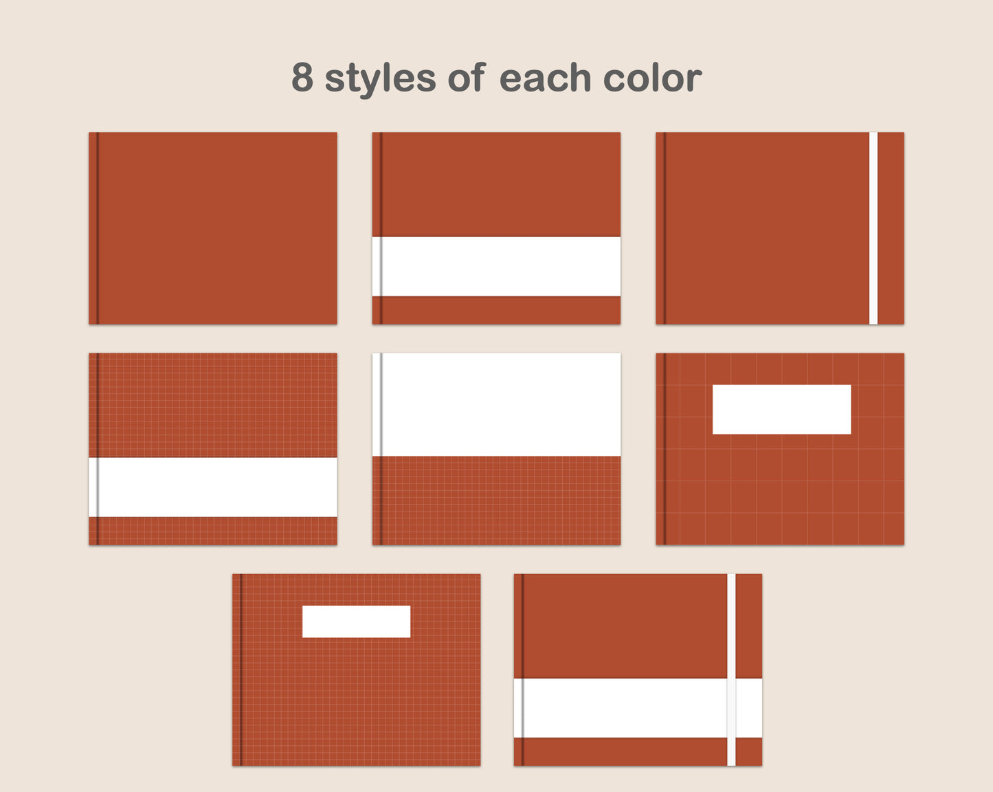 Digital Notebook Cover - Landscape - Vintage