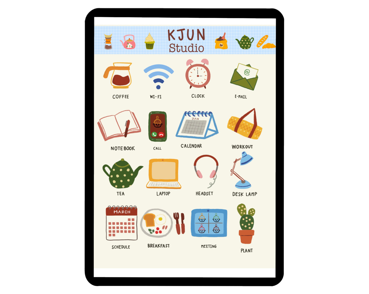 Digital Sticker - Work from home