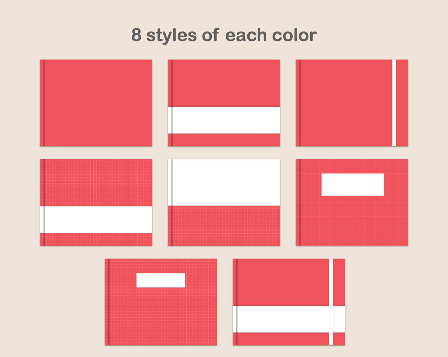 Digital Notebook Cover - Landscape - Colorful