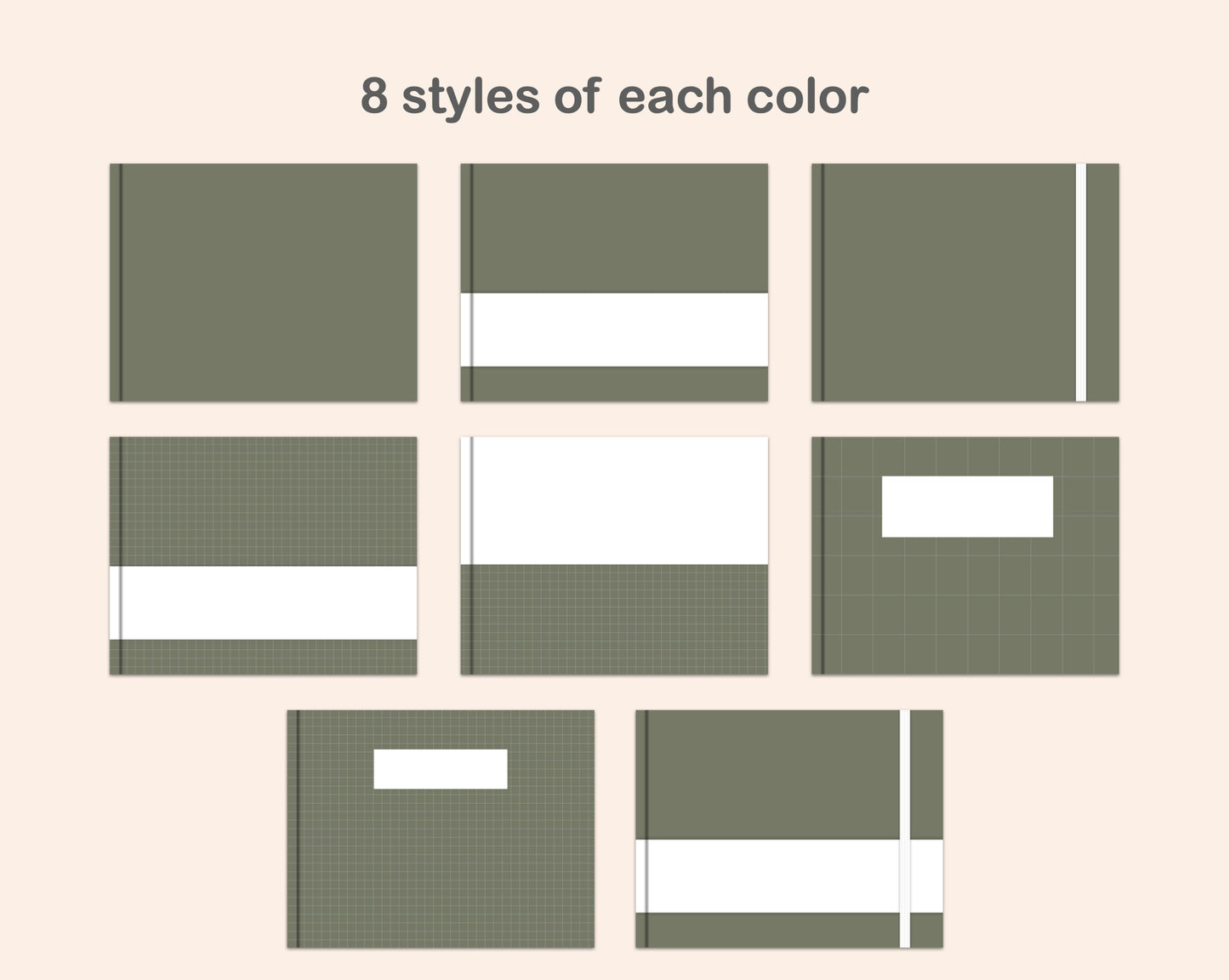 Digital Notebook Cover - Landscape - Earthy