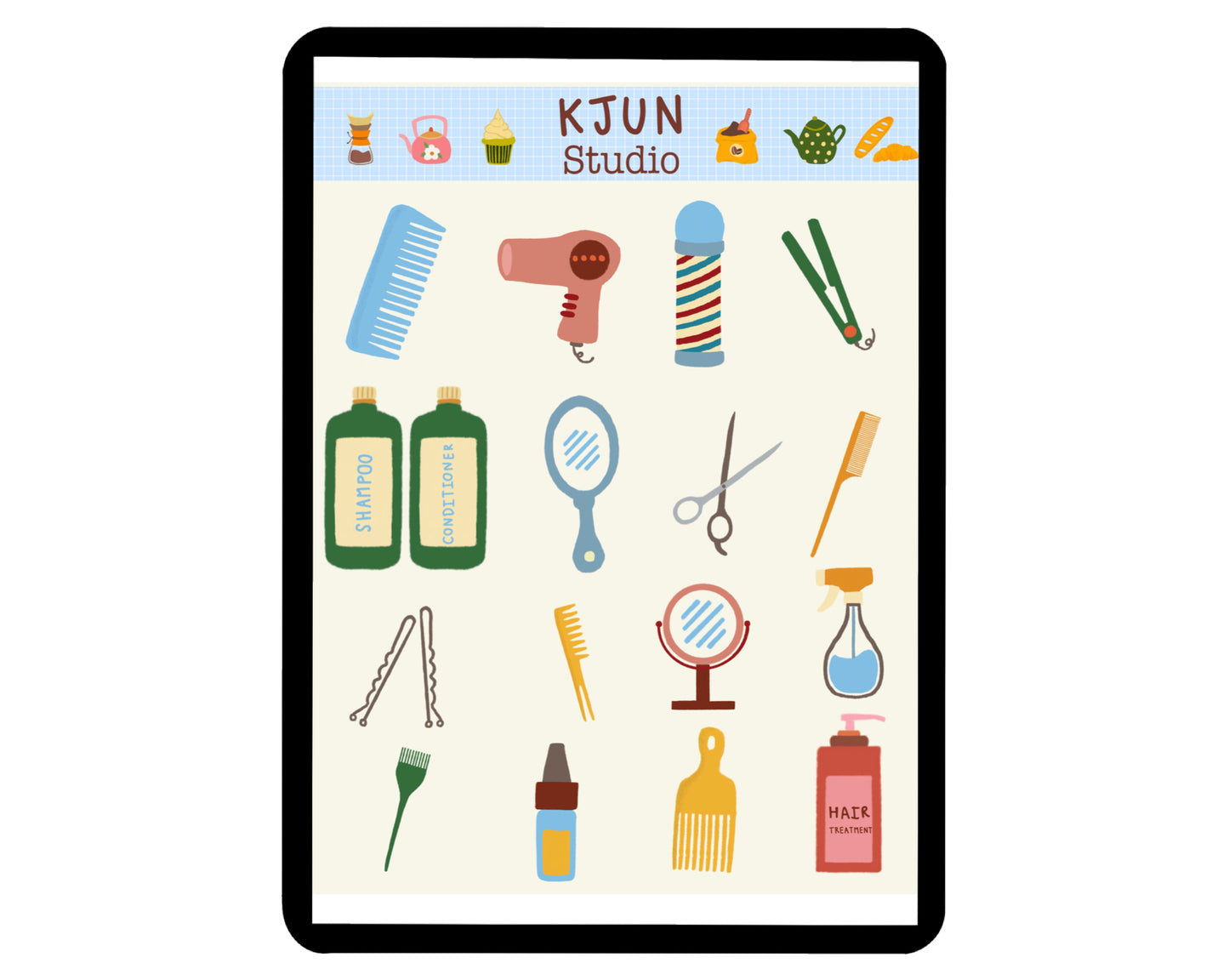 Digital Sticker - Hair Salon