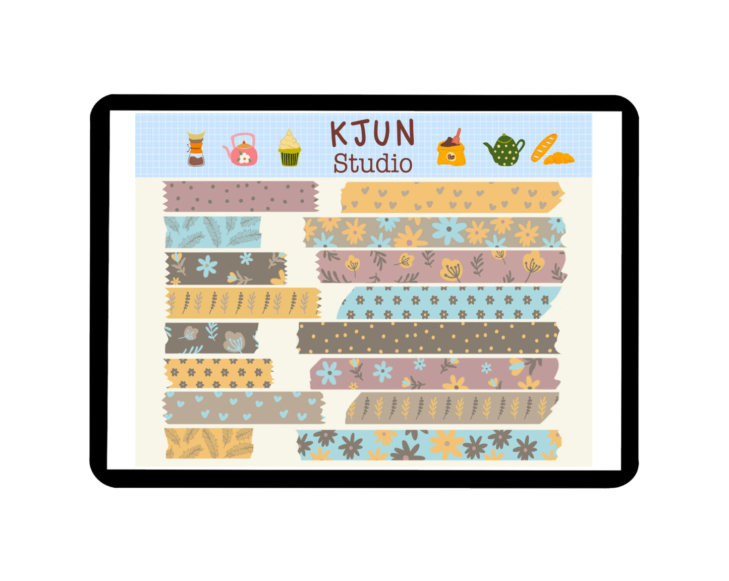 Digital Washi Tape - Little Floral