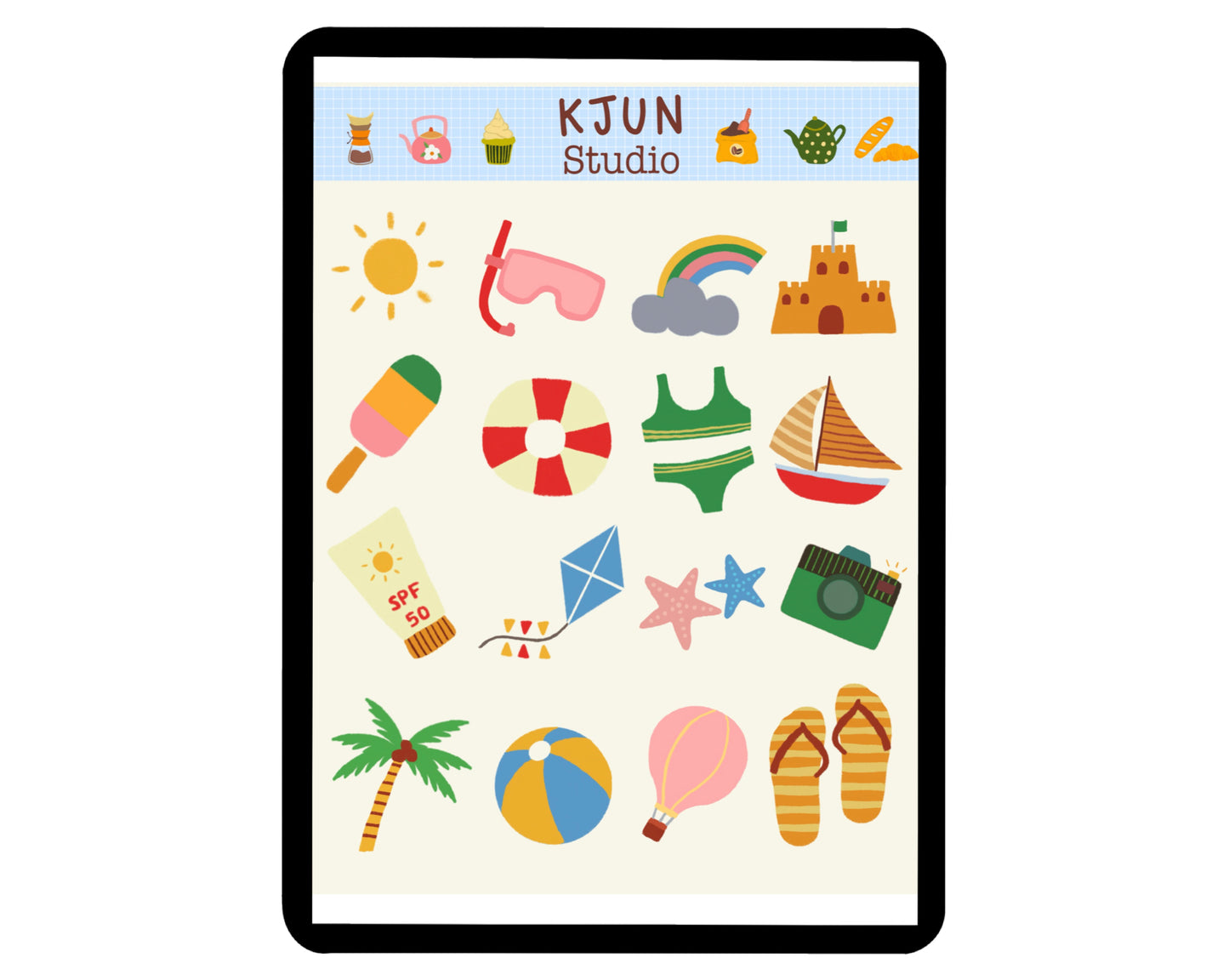 Digital Sticker - Summer