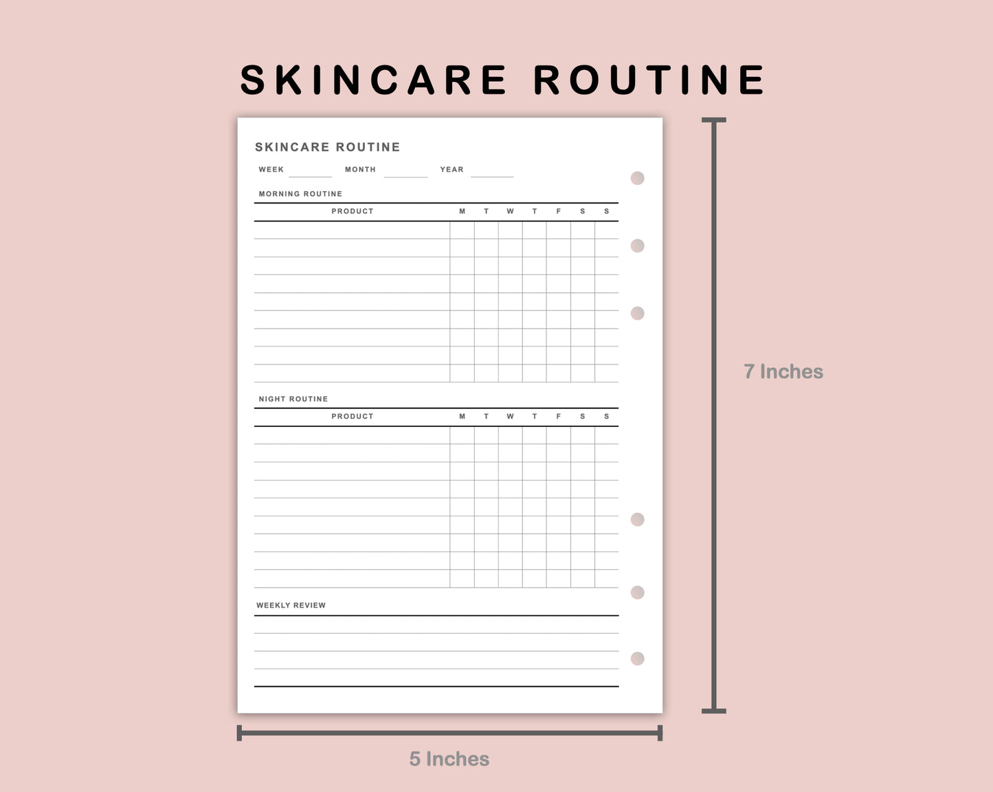 B6 Inserts - Skincare Routine