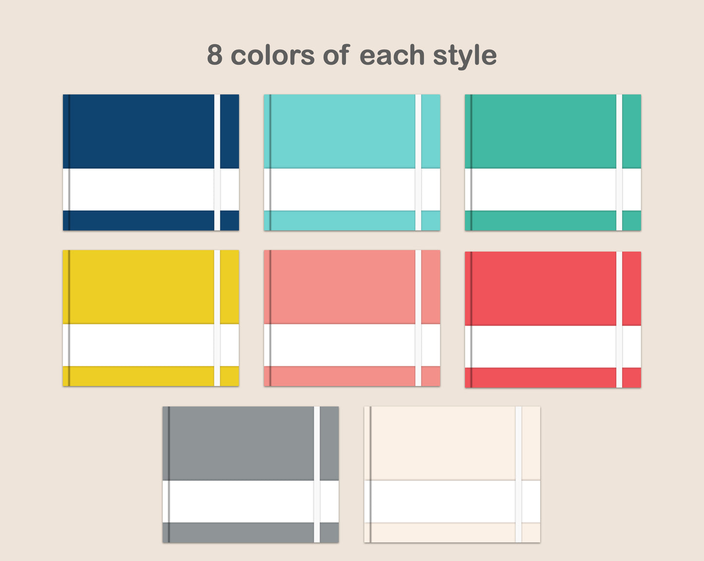 Digital Notebook Cover - Landscape - Colorful