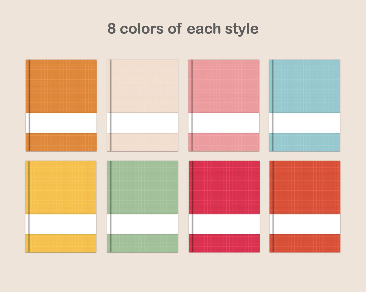 Digital Notebook Cover - Portrait - Bright Summer