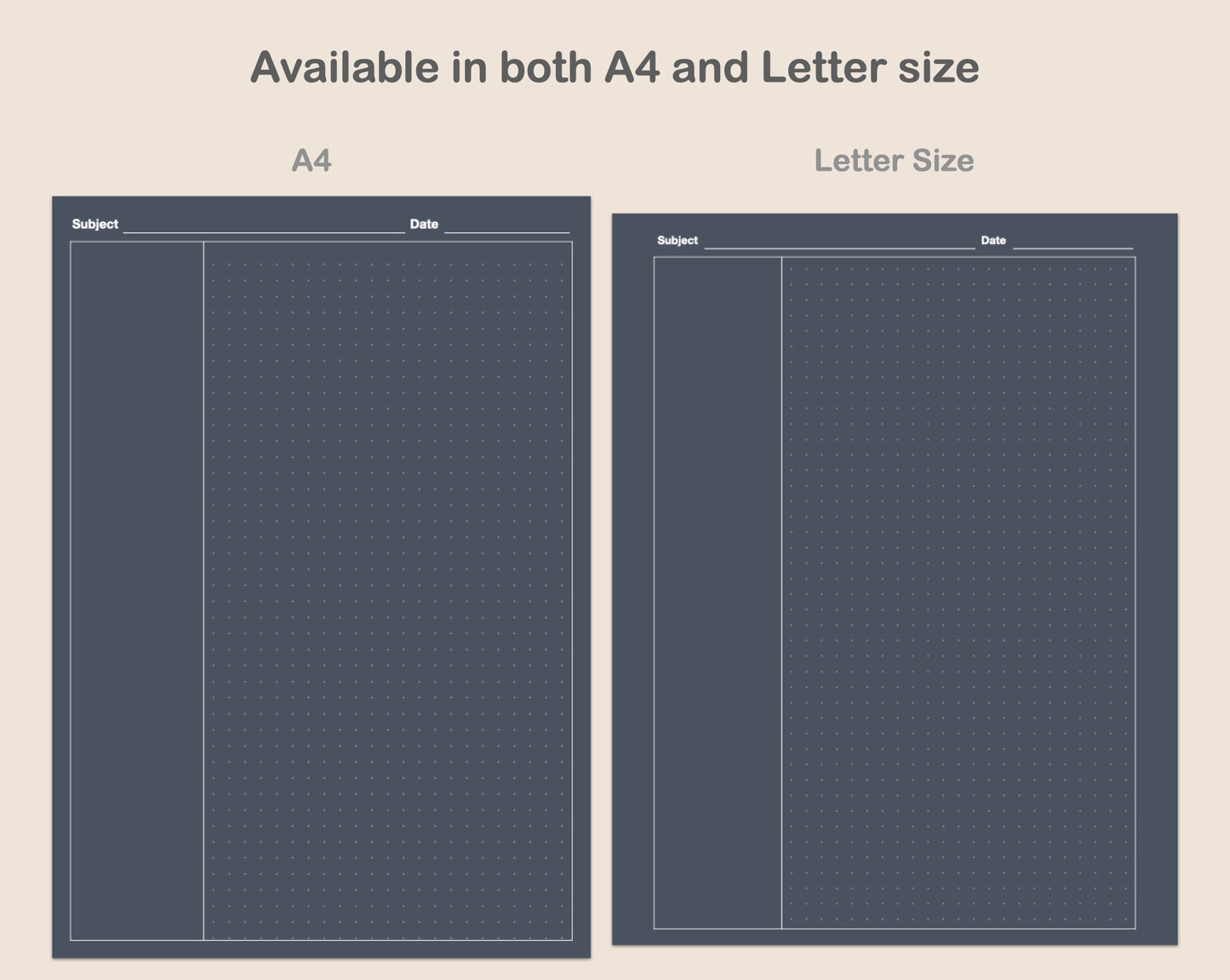 Digital Cornell Notes - Black