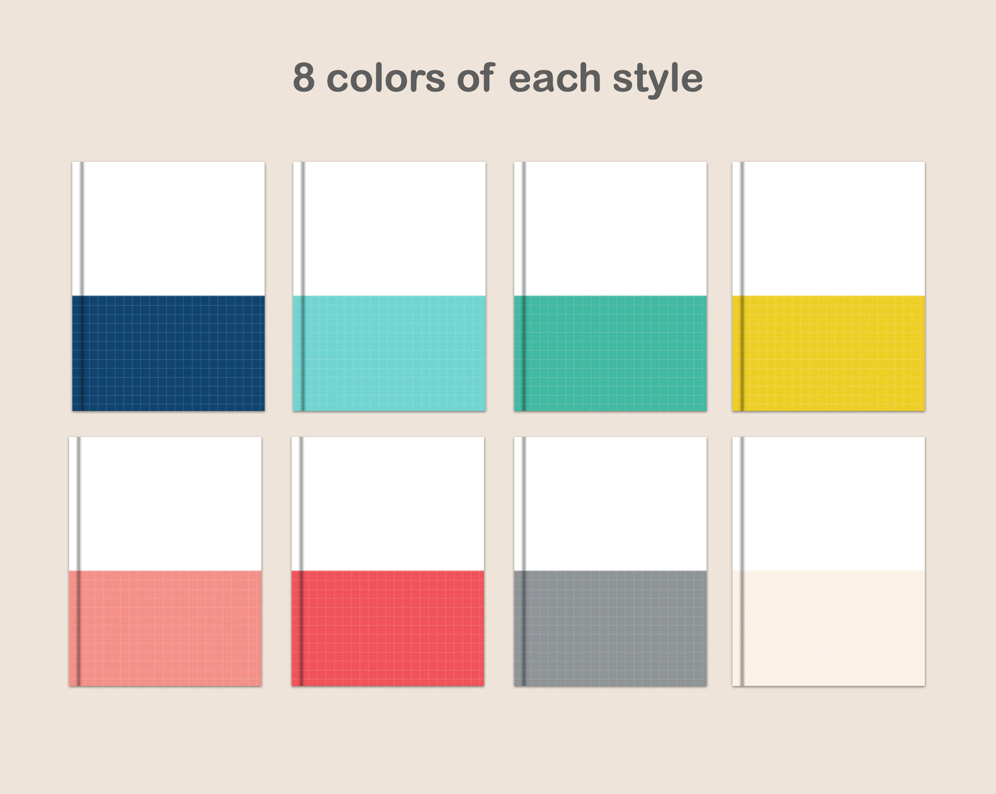 Digital Notebook Cover - Portrait - Colorful