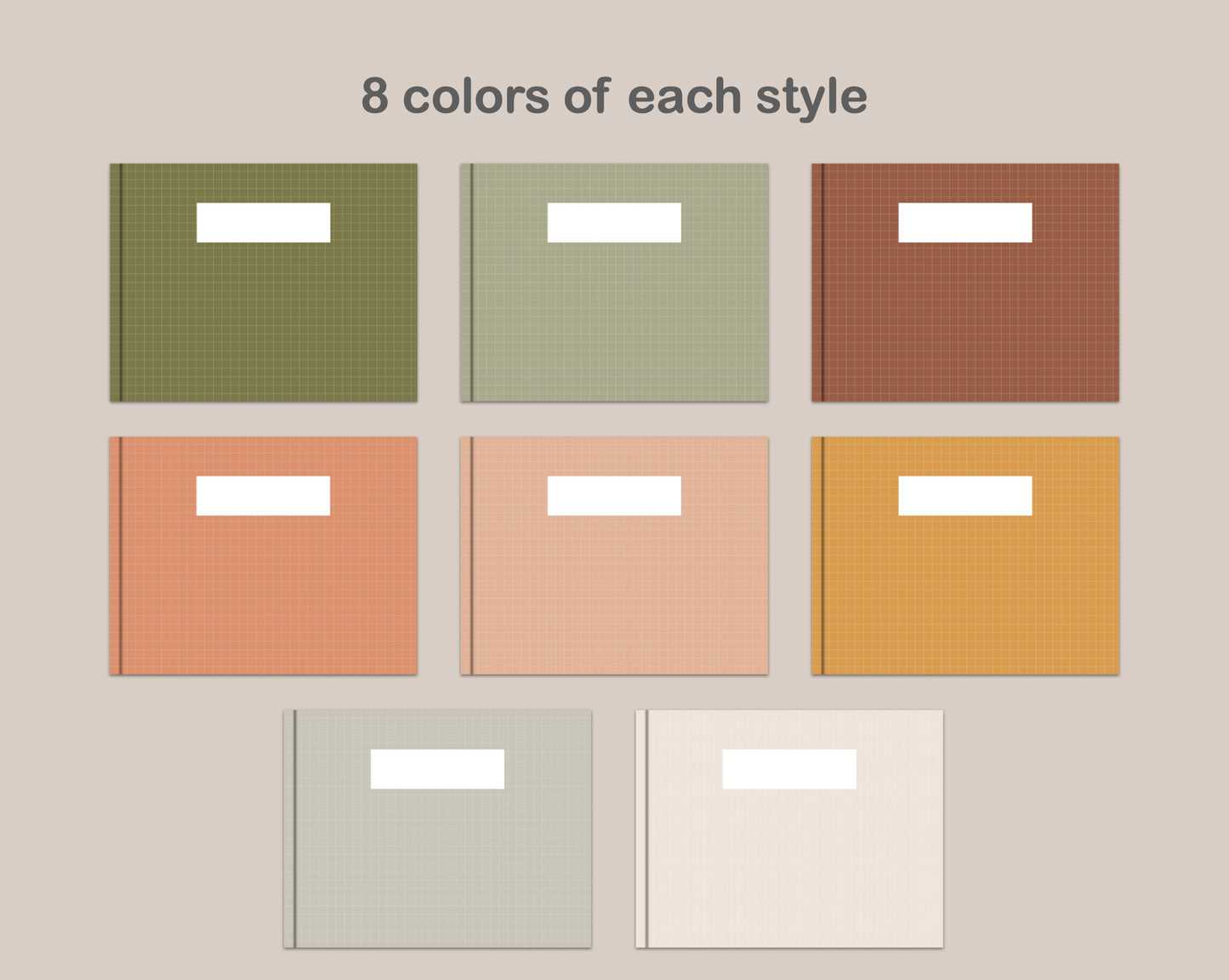 Digital Notebook Cover - Landscape - Boho