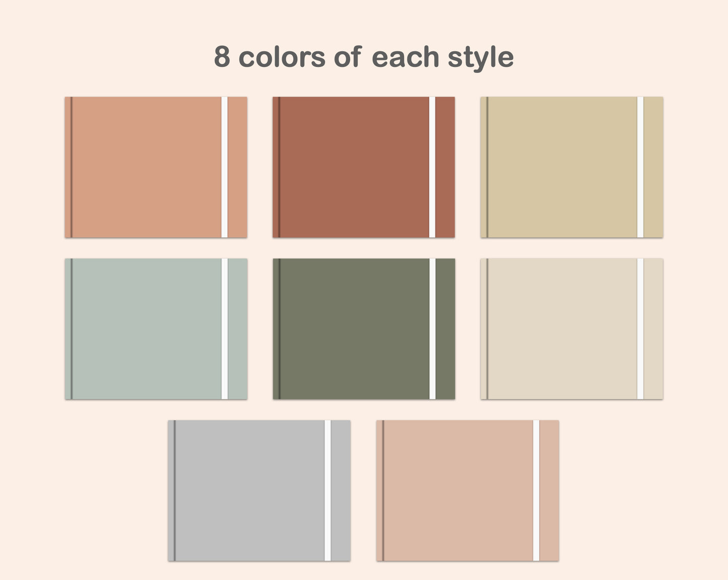 Digital Notebook Cover - Landscape - Earthy