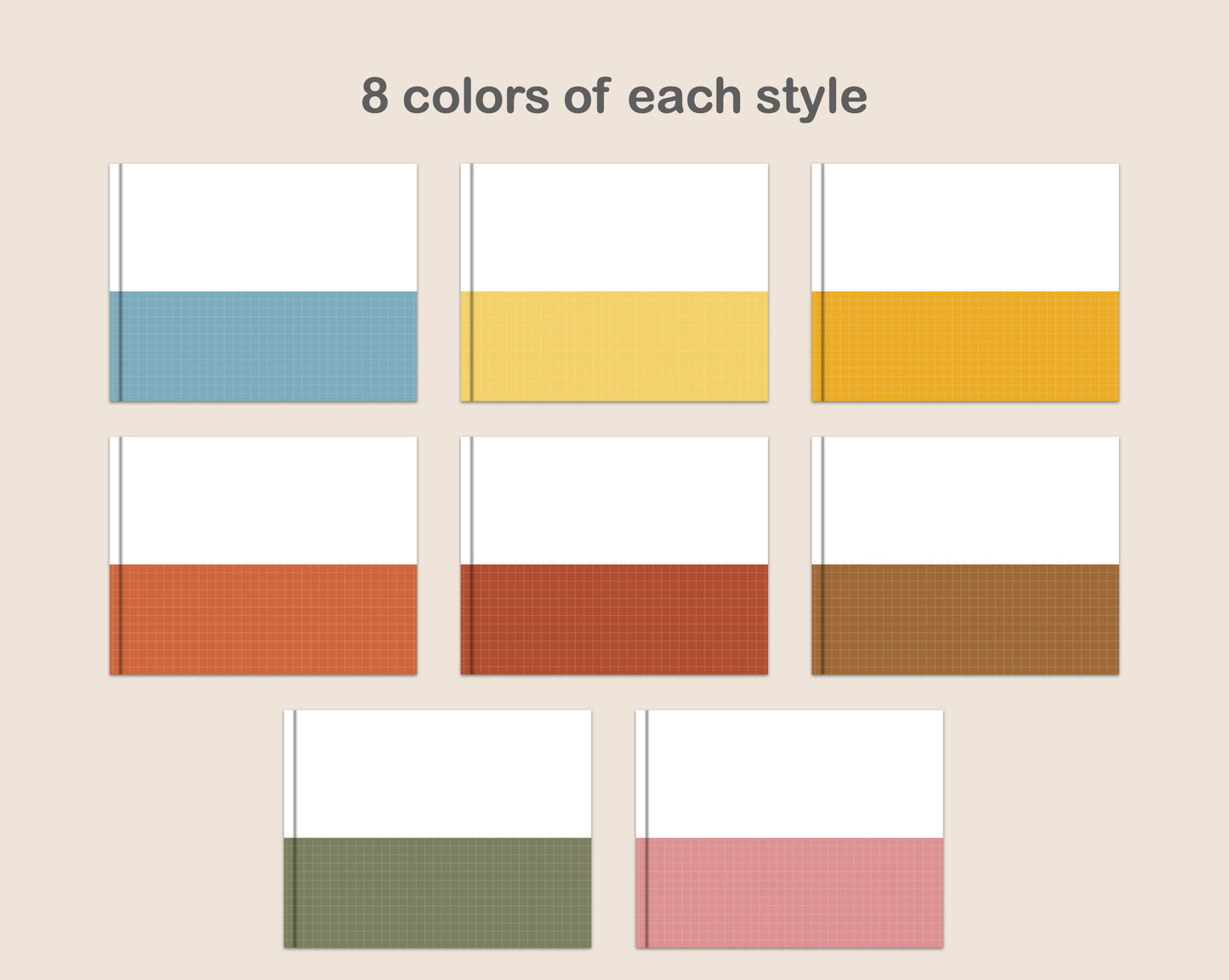 Digital Notebook Cover - Landscape - Vintage