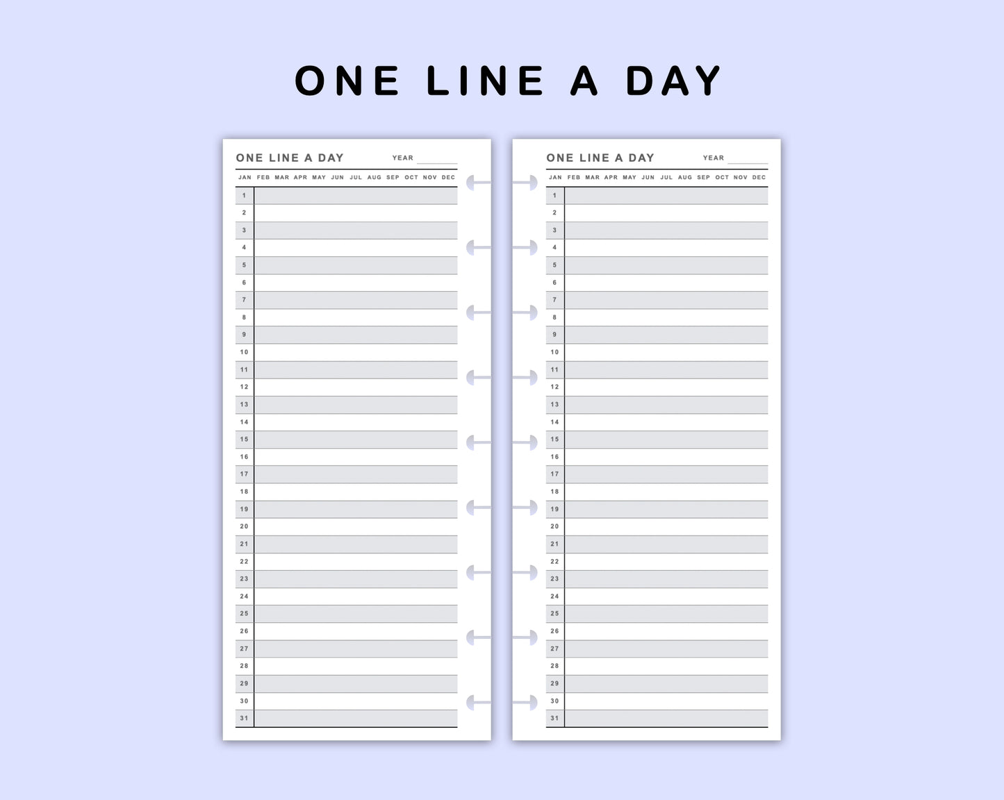 Skinny Classic HP Inserts - One Line A Day